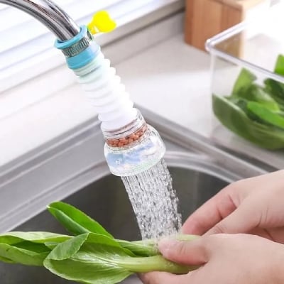Picture of New Fan Faucet With Clip 360 Adjustable Flexible Kitchen Faucet Tap Water Filter Multicolor