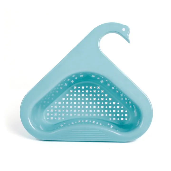 Picture of Multifunctional Drain Basket Swan Shaped Leftover Sink Strainer Sink Swan Drain Basket Multicolor