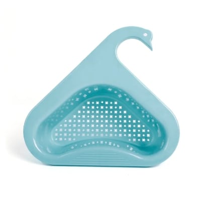 Picture of Multifunctional Drain Basket Swan Shaped Leftover Sink Strainer Sink Swan Drain Basket Multicolor