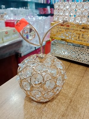 Picture of Candle Crystal Decor Christmas Decor Wedding Decor Desktop Adornment Candle Stand Home Decor Candle Holder European Style Candlestick Multicolor