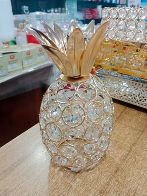 Picture of Candle Crystal Decor Christmas Decor Wedding Decor Desktop Adornment Candle Stand Home Decor Candle Holder European Style Candlestick Multicolor
