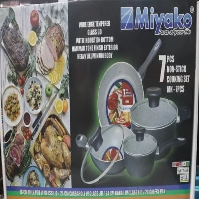 Picture of Miyako Nonstick Cookware 7 pcs set MK-7PCS Multicolor