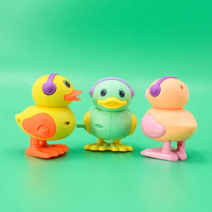 Picture of Cute And Little Clockwork Jumping Duck Toy for Kids Set of 1 Multicolor