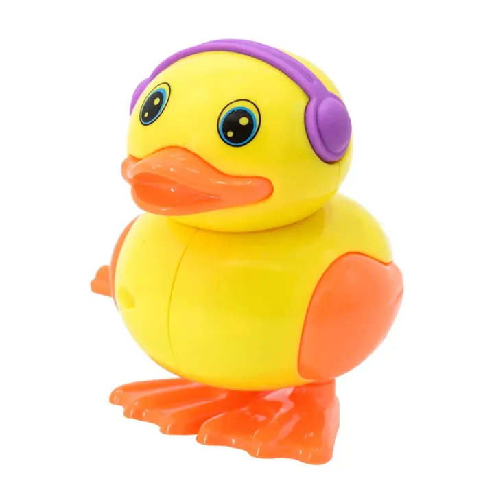 Picture of Cute And Little Clockwork Jumping Duck Toy for Kids Set of 1 Multicolor