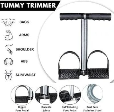 Picture of Tummy Trimmer/Waist Trimmer/Double Spring Tummy Trimmer Silver
