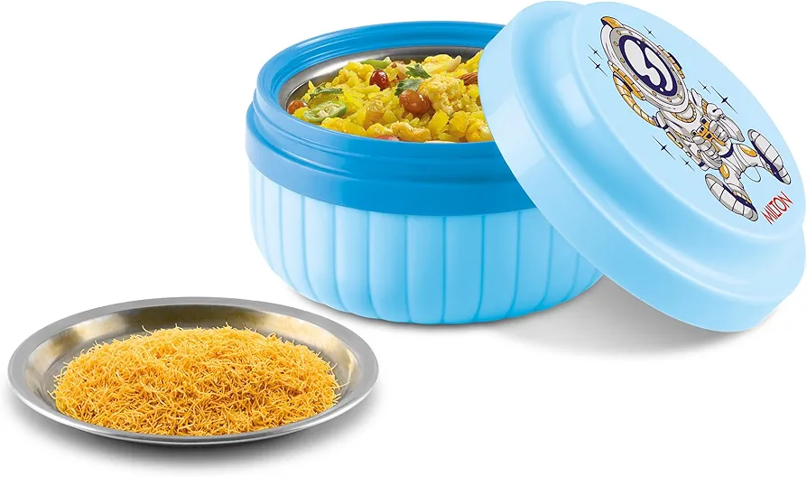 Picture of MILTON Tiffin Lunch Box 330 ml Thermoware Food Fun Big Multicolor