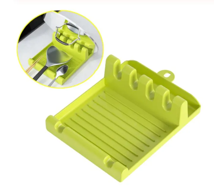 Picture of Spoon Holder, Spoon Rest Holder Utensil Organizer Multicolor