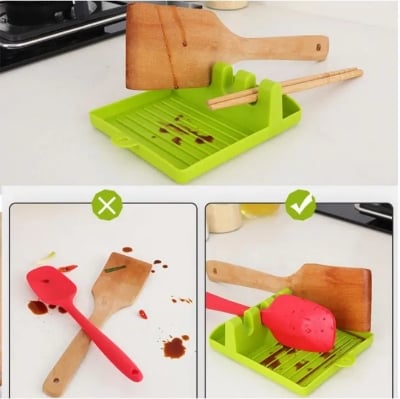 Picture of Spoon Holder, Spoon Rest Holder Utensil Organizer Multicolor