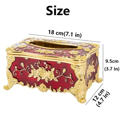 Picture of Universal Luxury European Style Acrylic Tissue BoxFashion High Grade Home/ Office/ Hotel/ Car Facial Tissue Box Multicolor