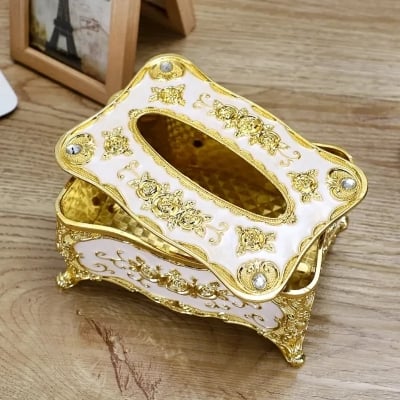 Picture of Universal Luxury European Style Acrylic Tissue BoxFashion High Grade Home/ Office/ Hotel/ Car Facial Tissue Box Multicolor