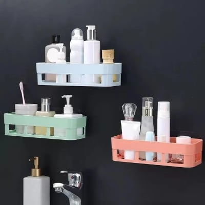 Picture of Bathroom Wall Shelf Square- Multicolor Multicolor