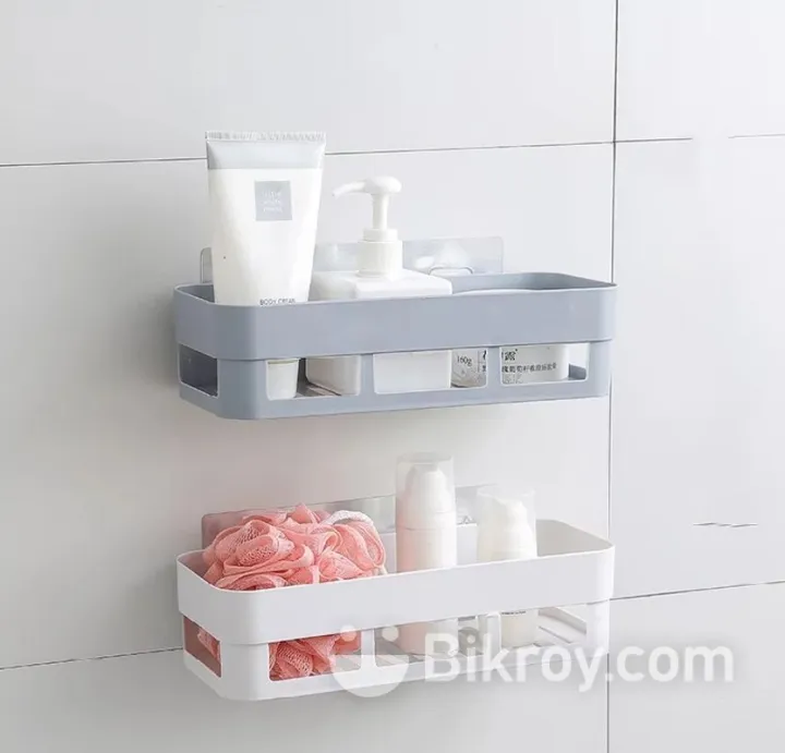 Picture of Bathroom Wall Shelf Square- Multicolor Multicolor