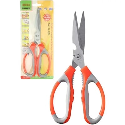 Picture of Stainless Steel Kitchen Scissors / Fish Cutting Scissors Orange