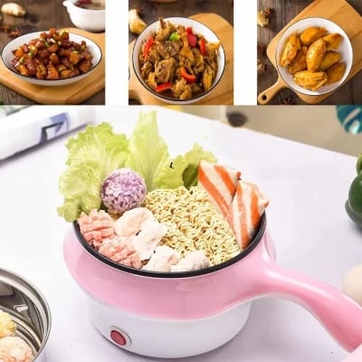 Picture of Mini Electric Multi Cooker with steamer Multicolor