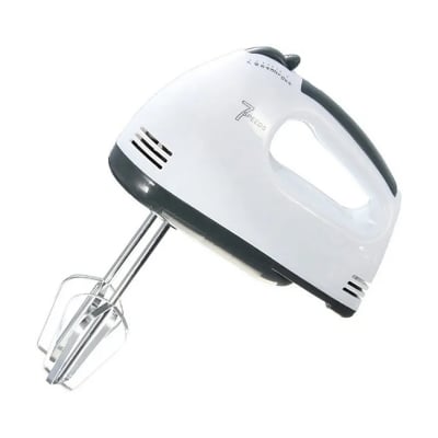 Picture of Scarlett HE-133 - Electric Egg Beater and Mixer for Cake Cream - White - Whisk, Mix, and Blend with Ease White