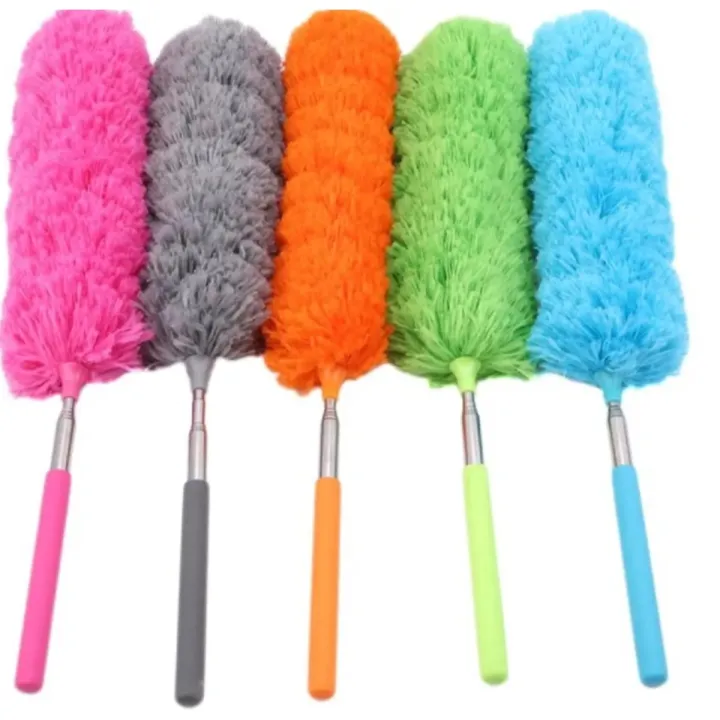 Picture of Extendable Handle Microfiber Duster for Cleaning, Dusters with Telescoping Extension Pole Mini Dusters for Cleaning Car Window Multicolor