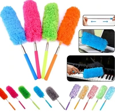 Picture of Extendable Handle Microfiber Duster for Cleaning, Dusters with Telescoping Extension Pole Mini Dusters for Cleaning Car Window Multicolor