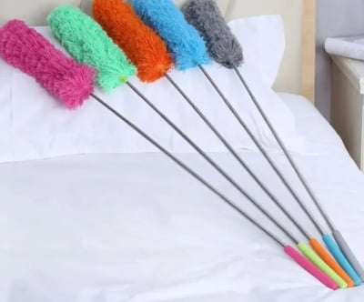 Picture of Extendable Handle Microfiber Duster for Cleaning, Dusters with Telescoping Extension Pole Mini Dusters for Cleaning Car Window Multicolor