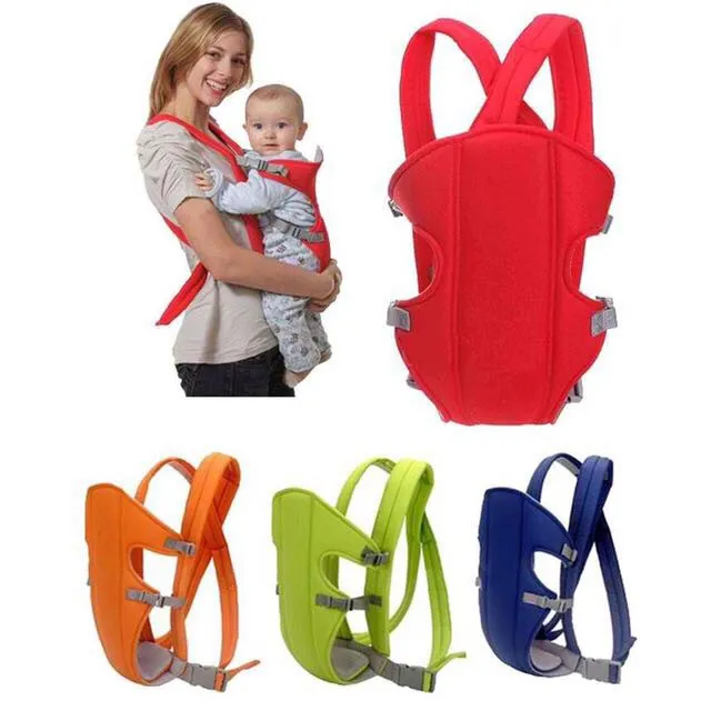 Picture of BabyGo 4-in-1 Baby Carrier With Comfortable Cushioned Head Support & Buckle Straps Multicolor Multicolor