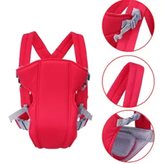 Picture of BabyGo 4-in-1 Baby Carrier With Comfortable Cushioned Head Support & Buckle Straps Multicolor Multicolor