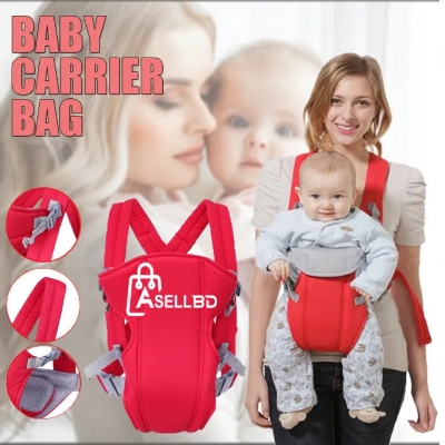 Picture of BabyGo 4-in-1 Baby Carrier With Comfortable Cushioned Head Support & Buckle Straps Multicolor Multicolor