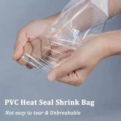 Picture of 1 kg Heat Shrinkable Film Baby Shoe Bag Transparent Sealing Film Dustproof Anti-oxidation Hot Shrink Film Home Storage Bag AOutlierA Multicolor