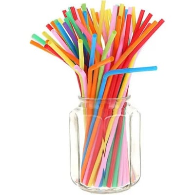 Picture of Best Quality Flexible Straws - 100pcs Multicolor