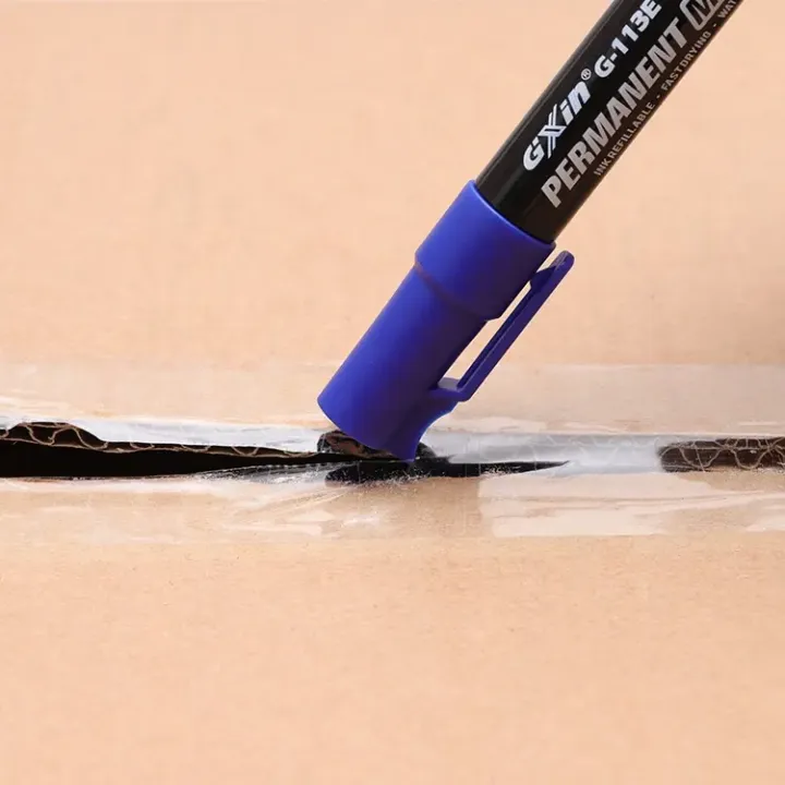 Picture of 2 Pieces Refillable Permanent Marker Pen Black
