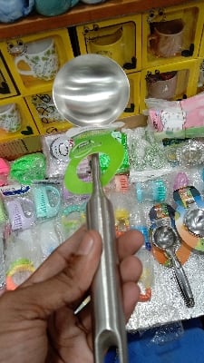 Picture of 1 pieces Stainless Steel Kitchen Spoon Silver