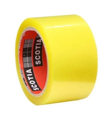Picture of 2PCS Gum Tape for Carton Binding Wide 2.5 inch Yellow