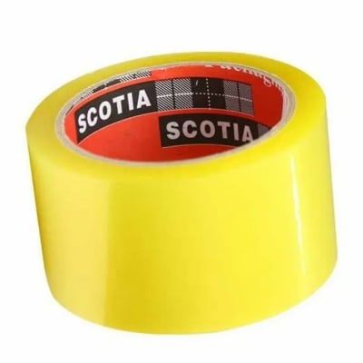 Picture of 2PCS Gum Tape for Carton Binding Wide 2.5 inch Yellow