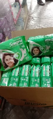 Picture of Belt System Sanitary Napkins - 10pads Green