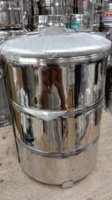 Picture of 4 Bati SKB Lunch Box SUS304 food grade stainless steel Lunch Box Silver