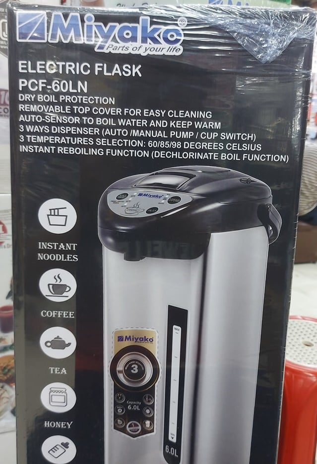 Picture of 6 Liter Miyako Electric Flask PCF-60LN Multicolor