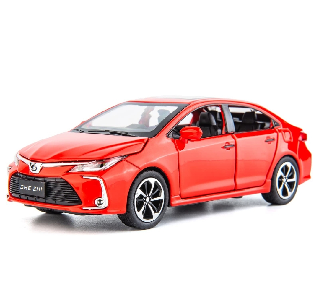Picture of Toyota Corolla 1:32 Die Cast RED Model Car Multicolor
