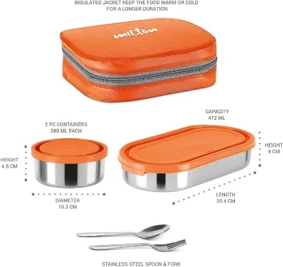 Picture of MILTON Cubite Tiffin MULTI-COLOR (1032ML) Multicolor