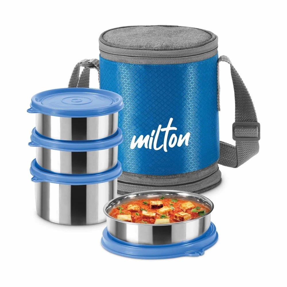 Picture of MILTON Expando Lunchbox 3+1 MULTI-COLOR (1340ML) Multicolor