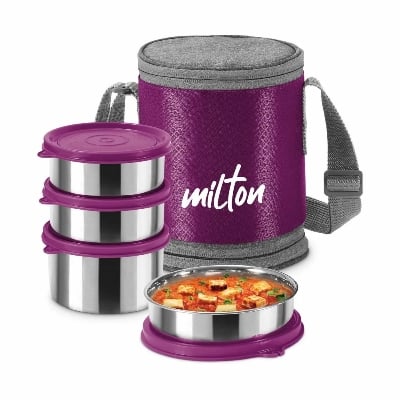 Picture of MILTON Expando Lunchbox 3+1 MULTI-COLOR (1340ML) Multicolor