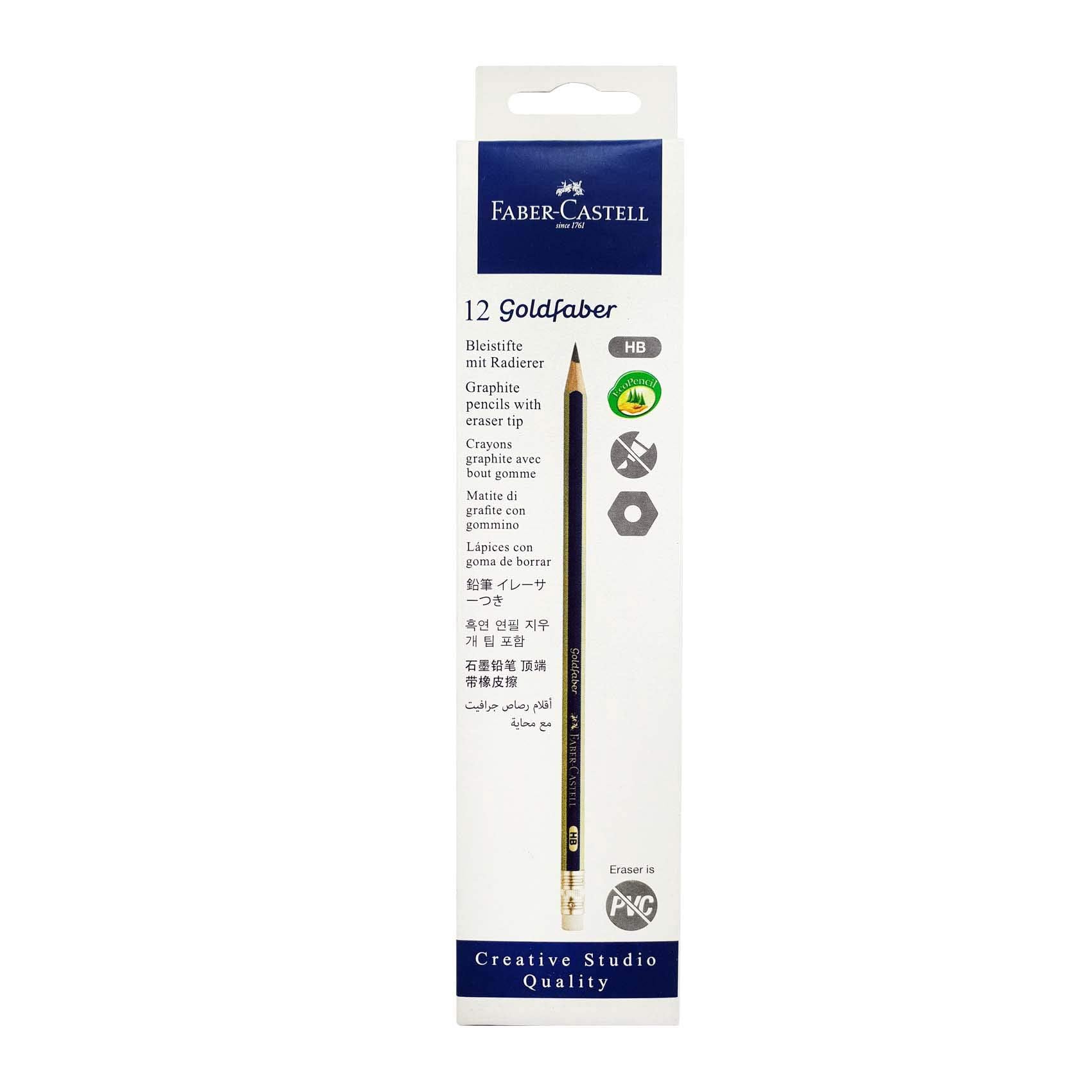Picture of Faber-Castell Gold Faber HB Pencils- 12 Pcs Blue