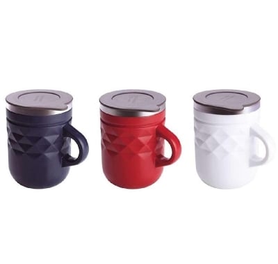 Picture of 1 PC Stainless Steel Insulated Multicolor 400ml Coffee Hot Mug MULTIPLE COLOR Multicolor