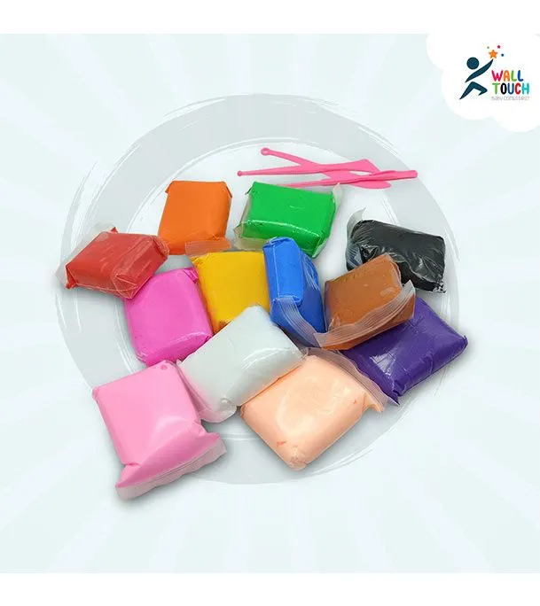 Picture of 6 pcs Super Crystal Muds Clay Dough And Funny Slime For Kids And Child (Any Color) 
