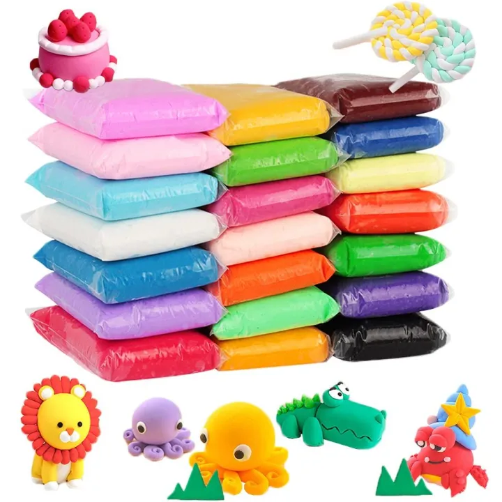 Picture of 6 pcs Super Crystal Muds Clay Dough And Funny Slime For Kids And Child (Any Color) 