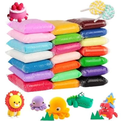 Picture of 6 pcs Super Crystal Muds Clay Dough And Funny Slime For Kids And Child (Any Color) 