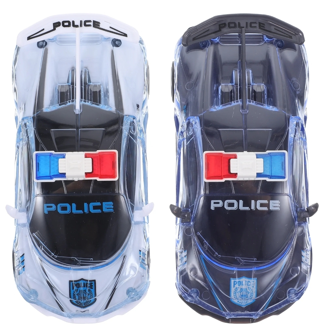 Picture of Police Car Toy with Light and Sound, 1:36 Car Toy for 3+ Years Old Boy and Girl Gift Multicolor