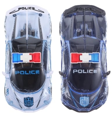 Picture of Police Car Toy with Light and Sound, 1:36 Car Toy for 3+ Years Old Boy and Girl Gift Multicolor