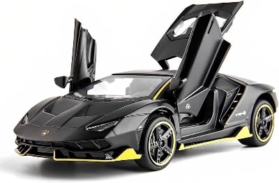 Picture of 1PC 1:32 Lamborghini Centenario LP770-4 Diecast Car Model Kids Children Toy Metal Car Alloy Car with light and sound Multicolor