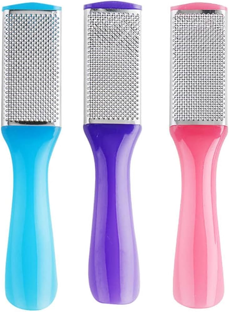 Picture of 1 PC Foot File Hard Skin Remover Foot Care Pedicure Tool Stainless Steel Double Sided Foot Scraper MULTICOLOUR Multicolor