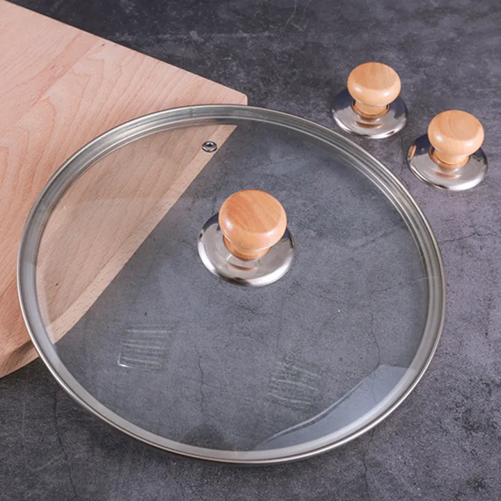Picture of 2 Pcs Lid Picker, Handle Reusable Wear-resistant Pot Cover Handle with Screws Gold
