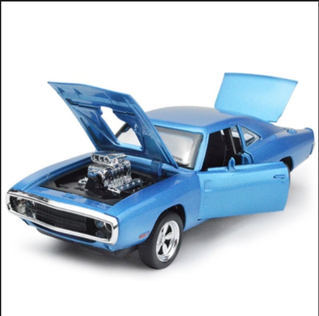 Picture of 1PC Fast And The Furious Diecast Mini Auto 1:32 Dodge Charger Alloy Car Die Cast Models Kids Toys For Children Classic Metal Cars Multicolor