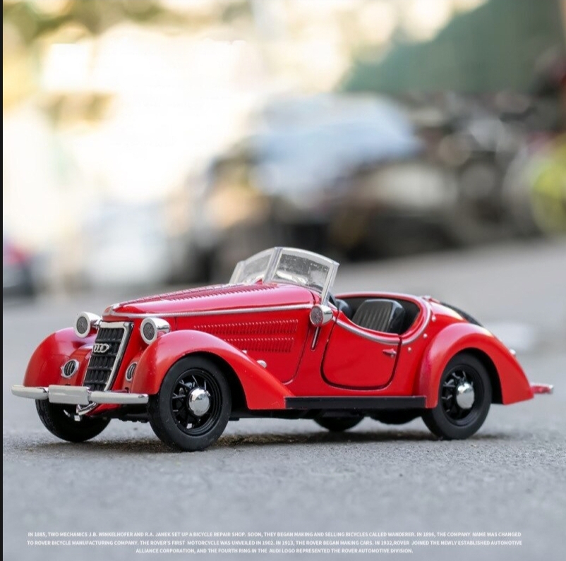 Picture of 1PC Audi Wanderer W25K Classic Diecast Alloy Car 1:32 Vintage Vehicles Metal Car Model Car Sound Light Toys For Gift Multicolor